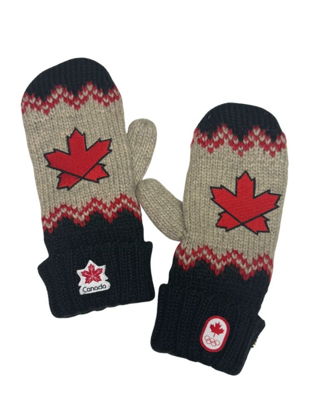 Hudson's Bay Team Canada Olympic Knit Mittens – Great Condition